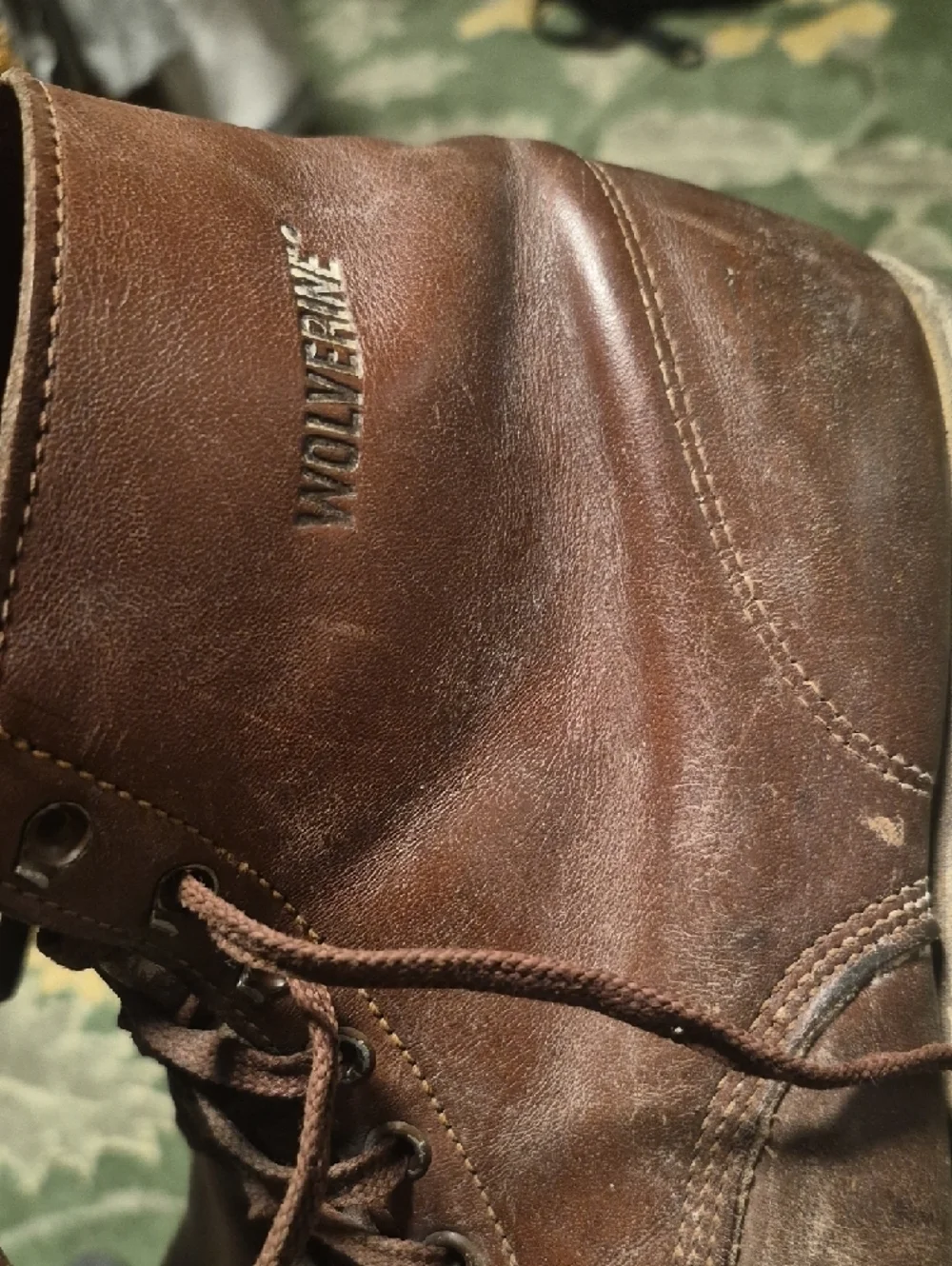Wolverine Dark Brown Leather Chukka Boots